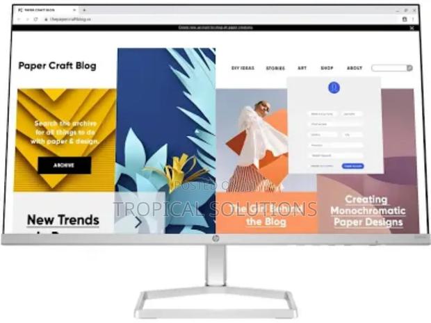 Hp Series 5 524sw 23.8" FHD Monitor White Color Hp 524sw - thumbnail 5