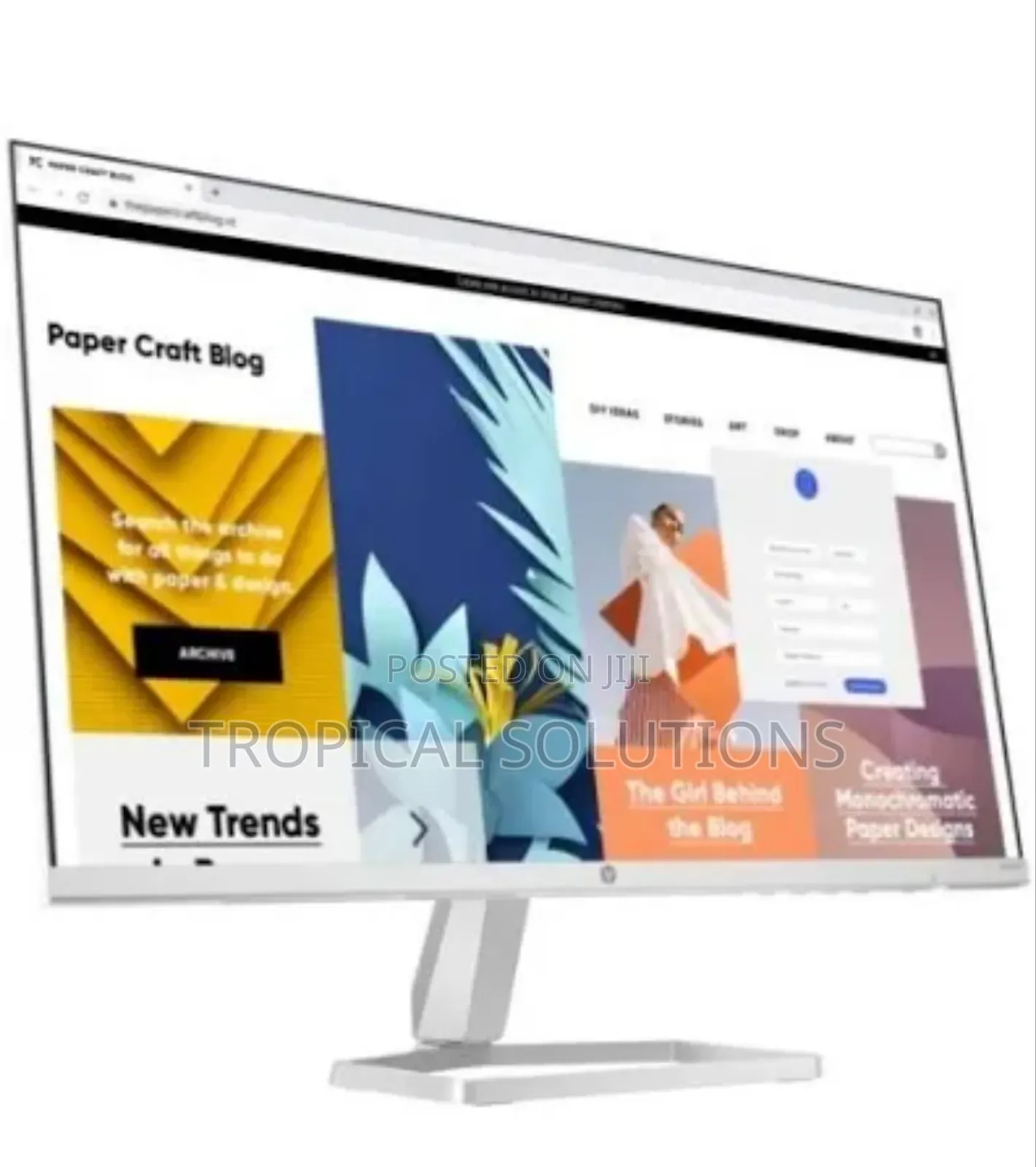 Hp Series 5 524sw 23.8" FHD Monitor White Color Hp 524sw