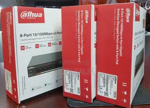 8 Port Fast Ethernet Switch With 2 Uplink Port 120w Power
