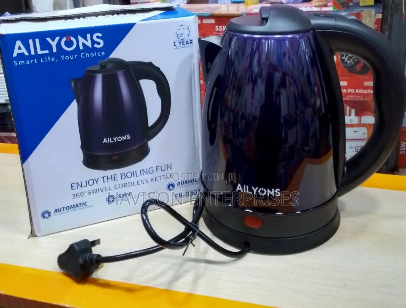 Best 1.8 LTRS Electric Kettle(Purple)