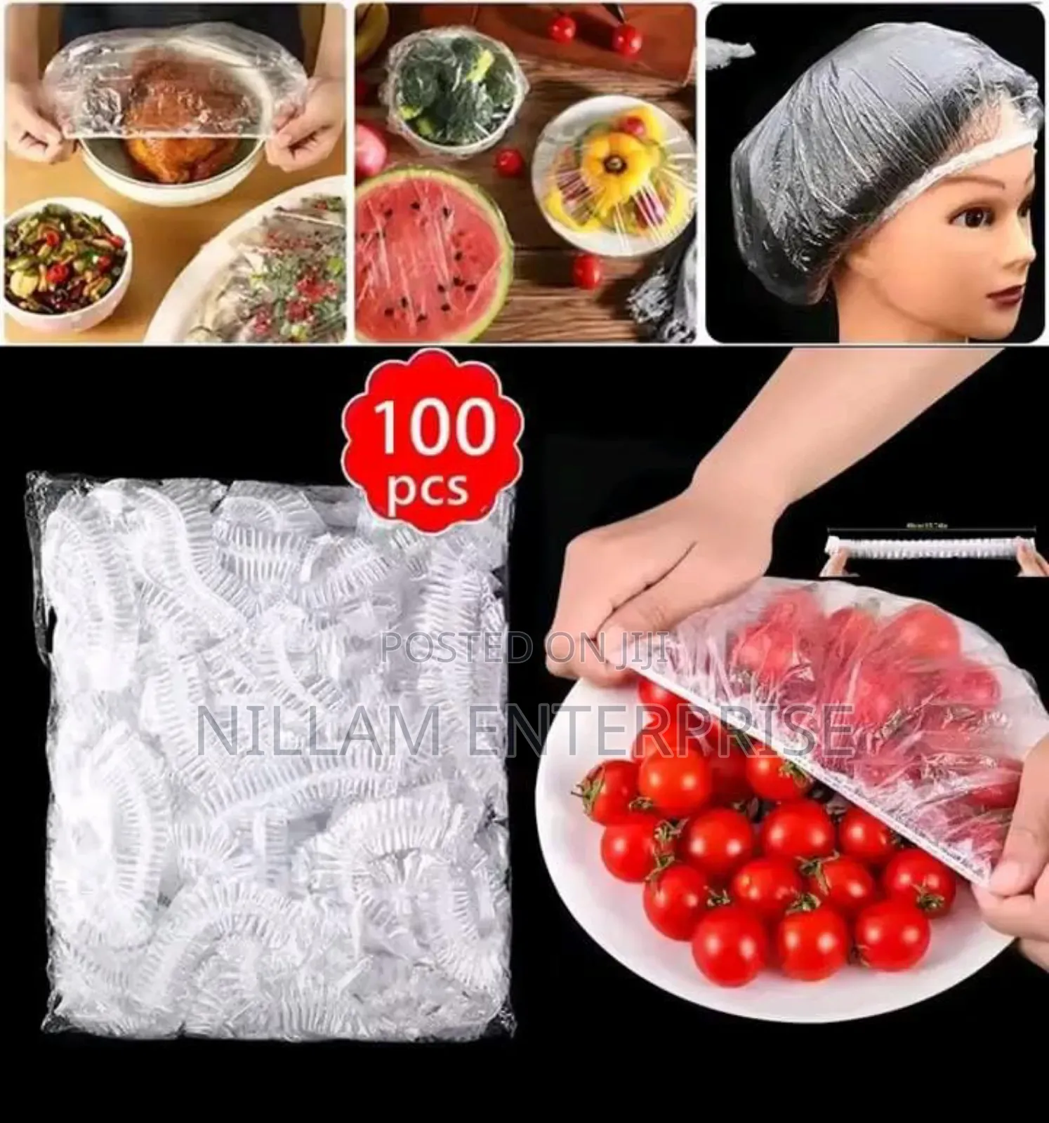 Disposable Freshness Protection Food Covers 100 PCS