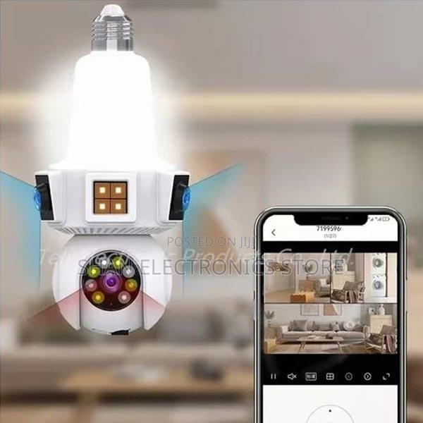 3 Screens PTZ Bulb Camera