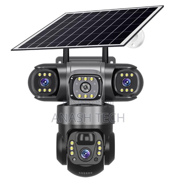New Arrival V380 Pro Solar Camera 4g Sim Card 3 Lens 3 Screens CCTV - main view