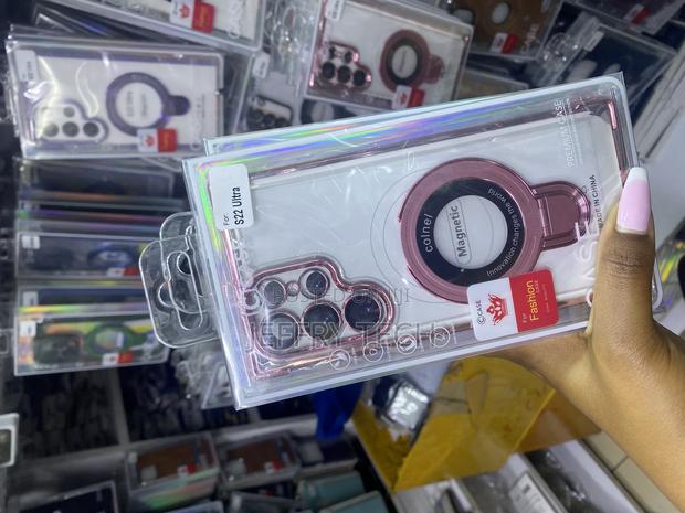 Weqrt Samsung Galaxy S22 Ultra 360° Rotatable Magsafe Clear Case - thumbnail 2