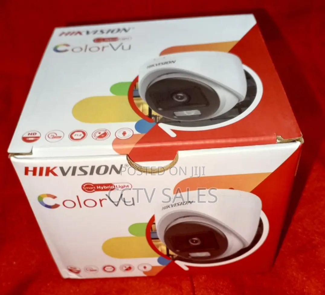 Hikvision 2mp Hd Smart Colorvu Dome(Ds-2ce70dfot-Lpfs)