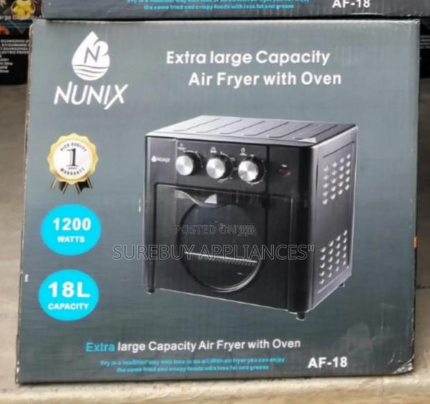 Nunix 18 Liters Electric Air Fryer-Oil Free,Healthier