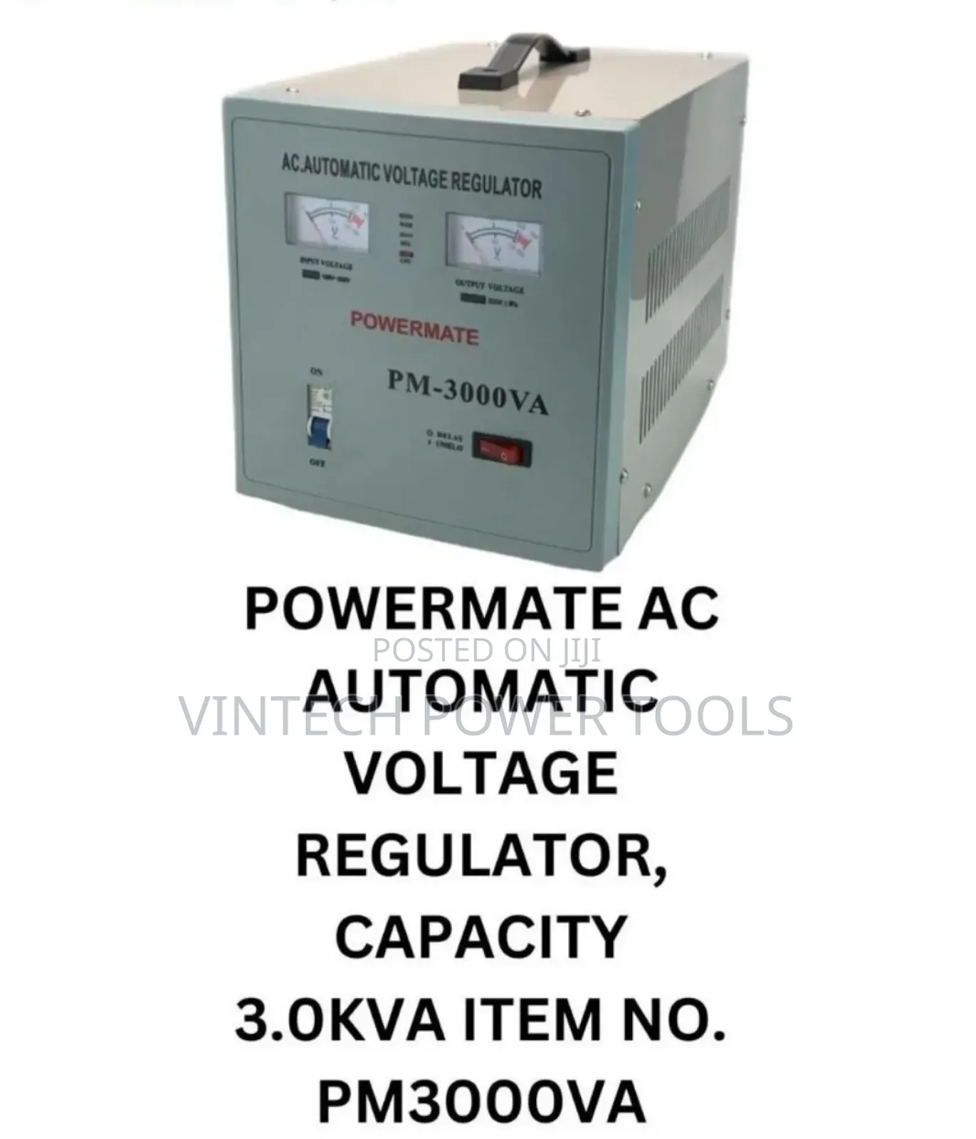 Voltage Regulator 3 Kva/Powermate Automatic Voltage Regulator