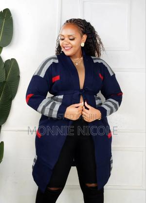 Turkish Navy Blue Long Sweater - thumbnail 2