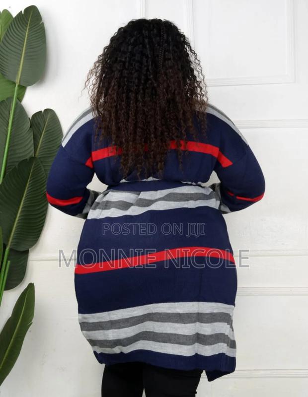 Turkish Navy Blue Long Sweater - thumbnail 3