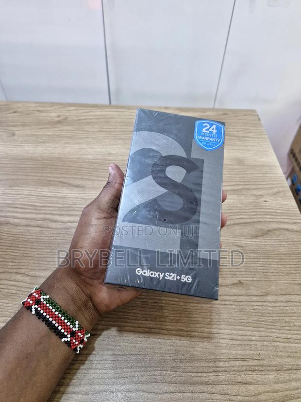 New Samsung Galaxy S21+ 5G 128 GB Black - main view
