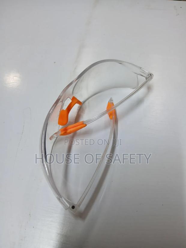 Safety Gear Orange Flame Goggles - main view