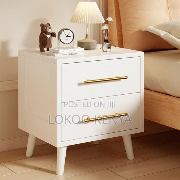 Bed Cabinet : 2-Drawer Bedside Storage Unit - thumbnail 4