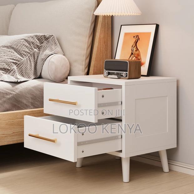 Bed Cabinet : 2-Drawer Bedside Storage Unit - thumbnail 5