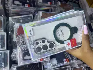 Orras Clear Magnetic Stand Case for Samsung Galaxy S25 Ultra