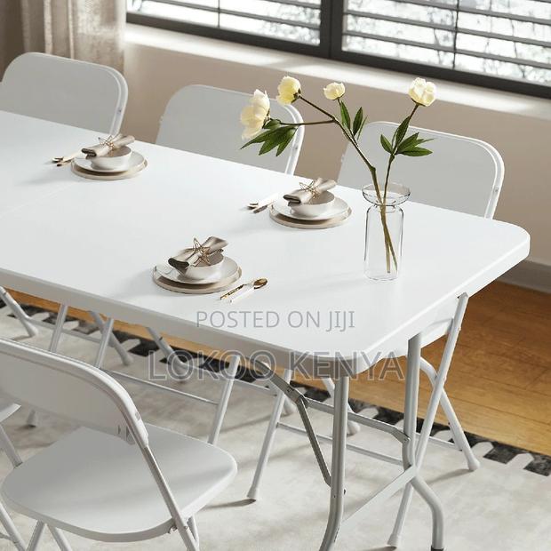 Dining Set : 6- Seater Foldable Outdoor Dining Table - thumbnail 5