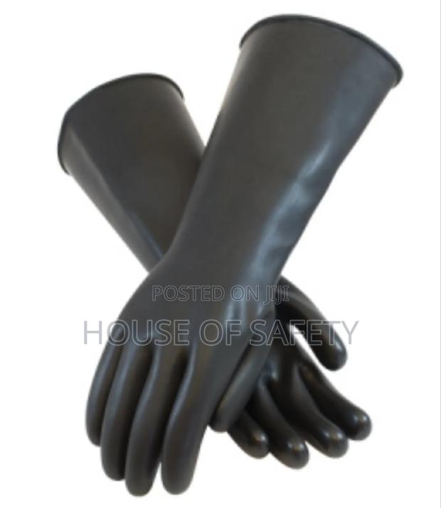 Different Sizes Black Safety Gloves - thumbnail 2
