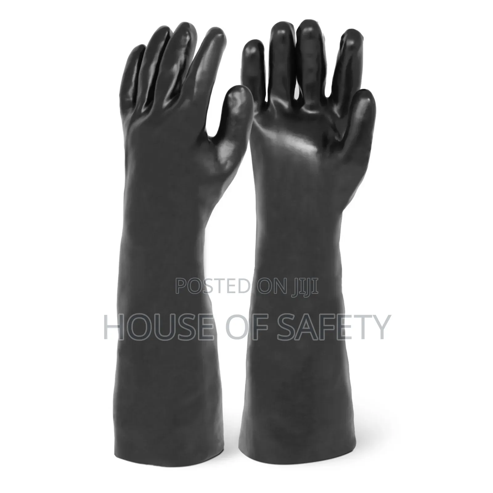 Different Sizes Black Safety Gloves