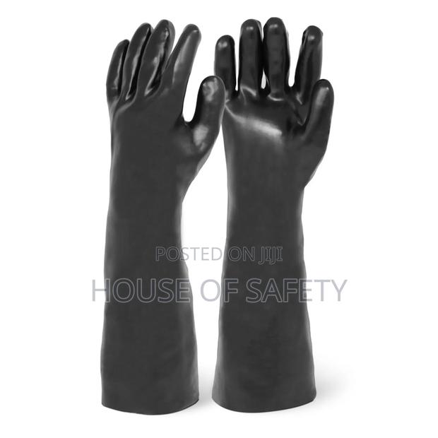 Different Sizes Black Safety Gloves - thumbnail 3
