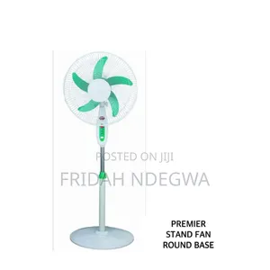 Premier Stand Fan With Round Base