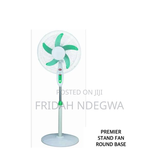 Premier Stand Fan With Round Base