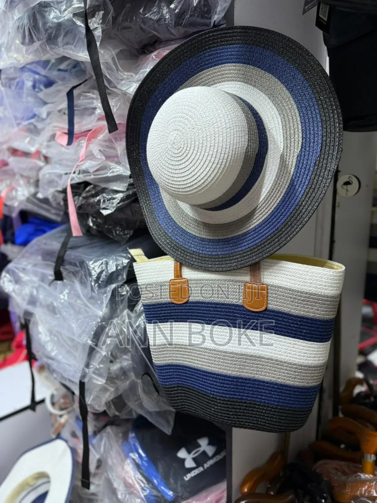 Straw Bags on Offer 
Comes With a Matching Hat.
