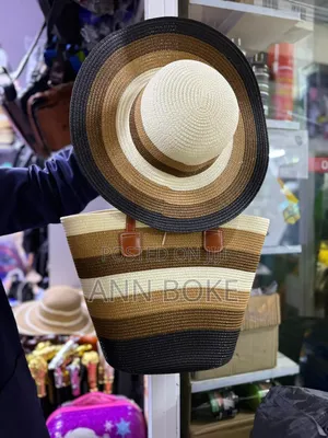Straw Bags on Offer 
Comes With a Matching Hat.