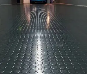 Garage Rubber Coin Carpet