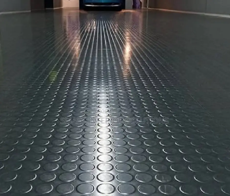 Garage Rubber Coin Carpet