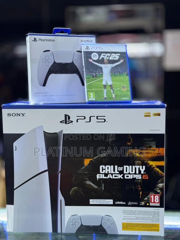 Ps5 Slim+Fc 25+Extra Controller - main view