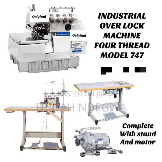 Industrial Overlock Machine Four Thread Model 747 - main view