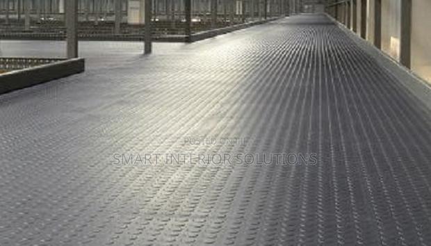Easy Clean Rubber Coin Carpet