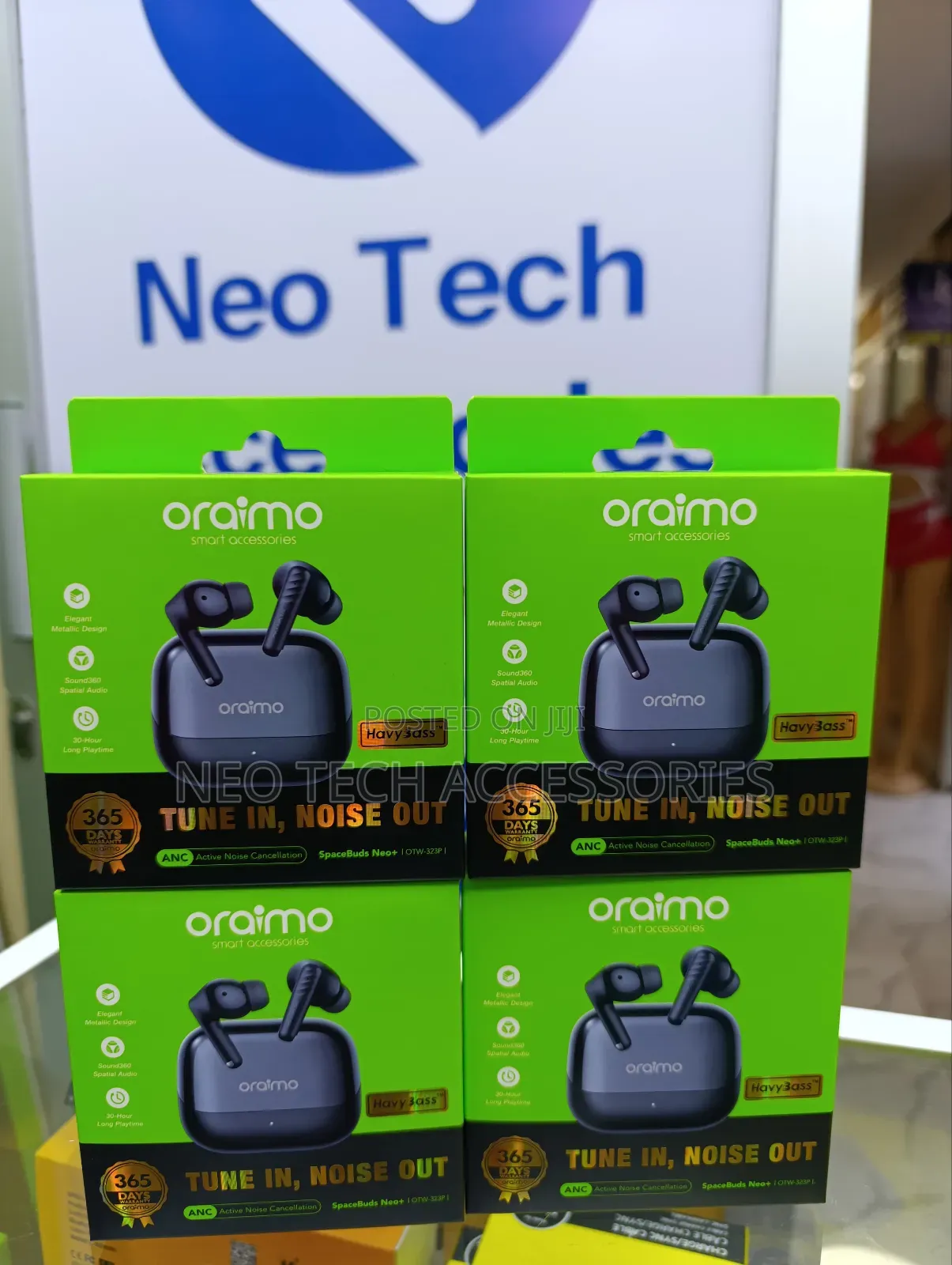 Oraimo Spacebuds Neo+ Anc Spatial Audio True Wireless Earphones