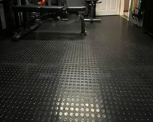 Raised Coin Rubber Carpet
