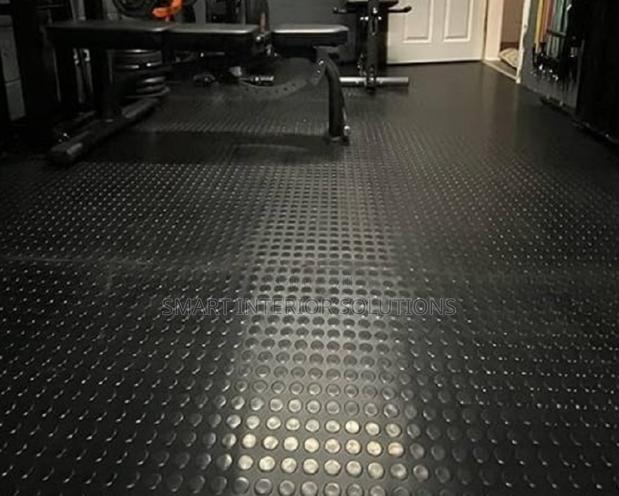 Raised Coin Rubber Carpet