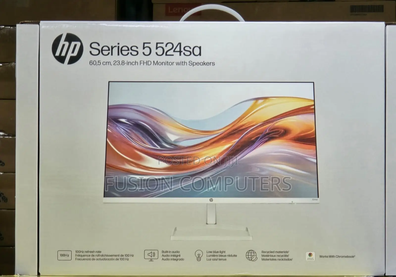 Hp 524sa Series 5 23.8′′ Fhd Monitor, Integrated Speakers