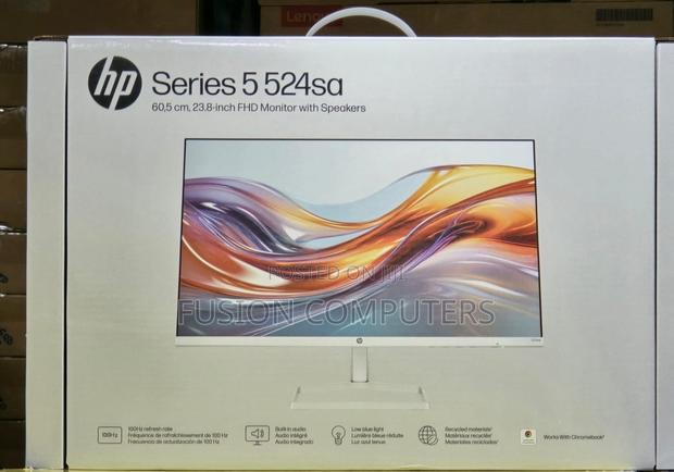 Hp 524sa Series 5 23.8′′ Fhd Monitor, Integrated Speakers