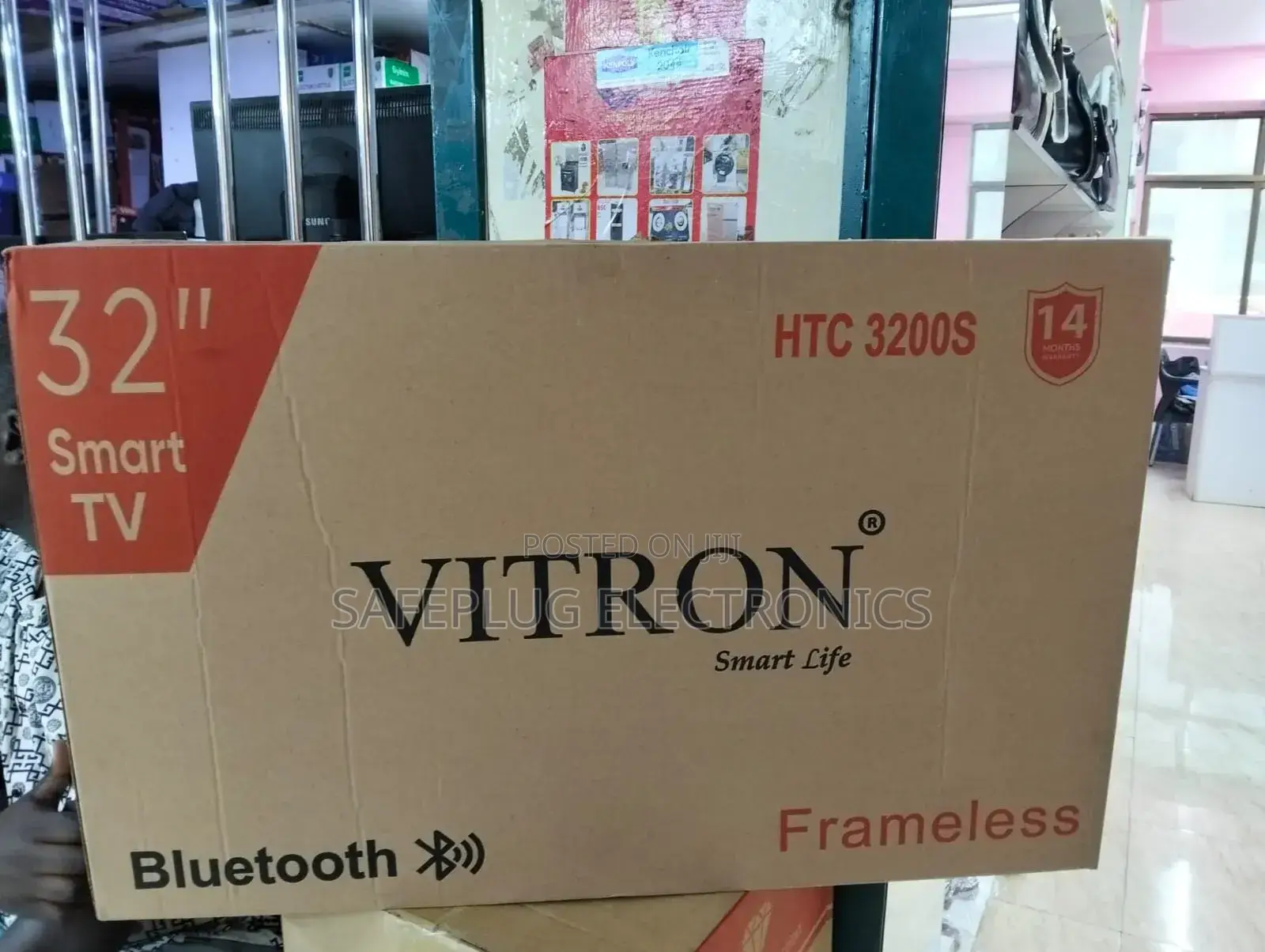 Affordable Vitron 32” Frameless Tv – Smart, Bluetooth-Enabled! "