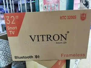 Affordable Vitron 32” Frameless Tv – Smart, Bluetooth-Enabled! "