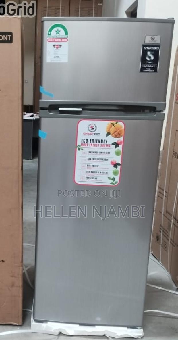Smart Pro SFR-250-Dt-I 206l, Double Door Fridge