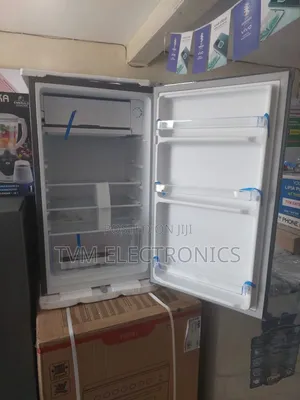 Mika Fridge, Single Door Defrost, 92l, Dark Silver