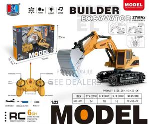 Remote Control Excavator Toy, Construction Toys - thumbnail 2
