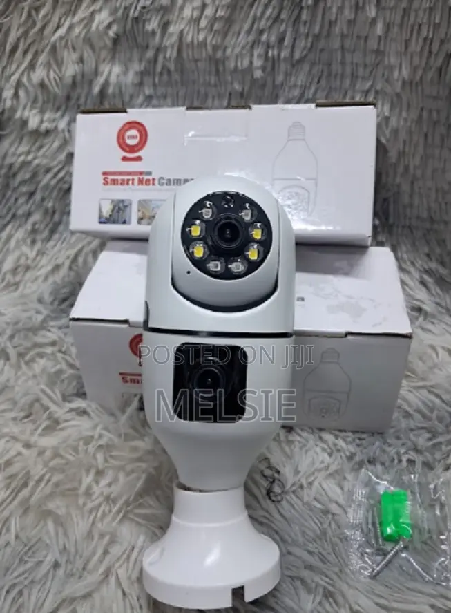 2mp+2mp V380 Bulb Wifi Indoor Camera Dual Lens