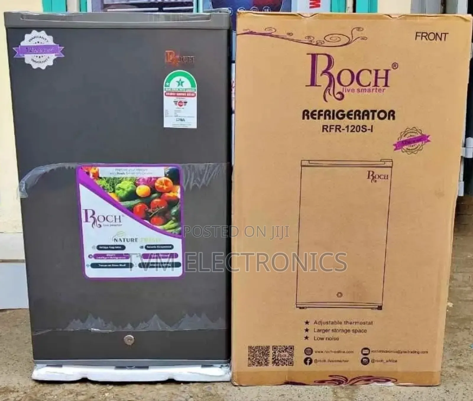 Roch 90l Single Door Fridge