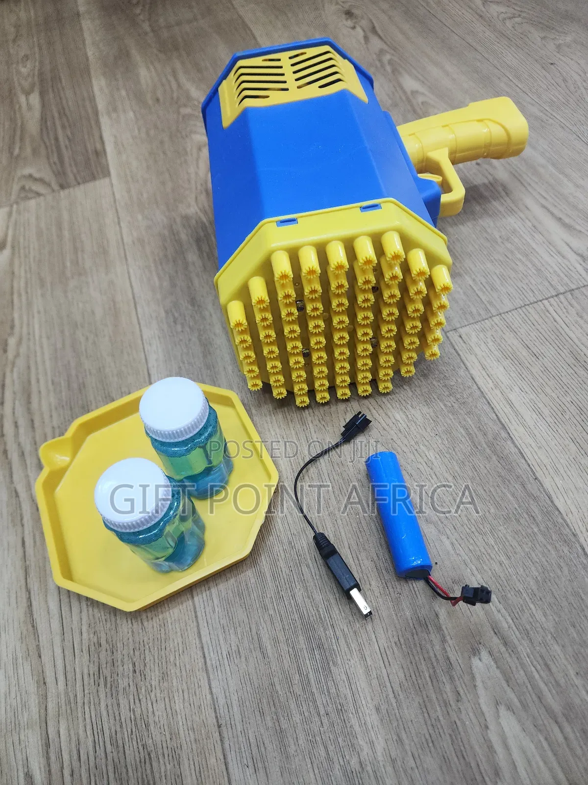 69 Holes Rechargeable Bazooka Bubbles Gun