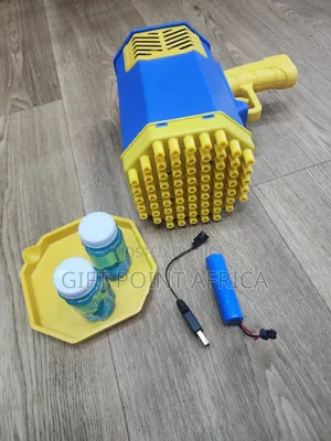 69 Holes Rechargeable Bazooka Bubbles Gun