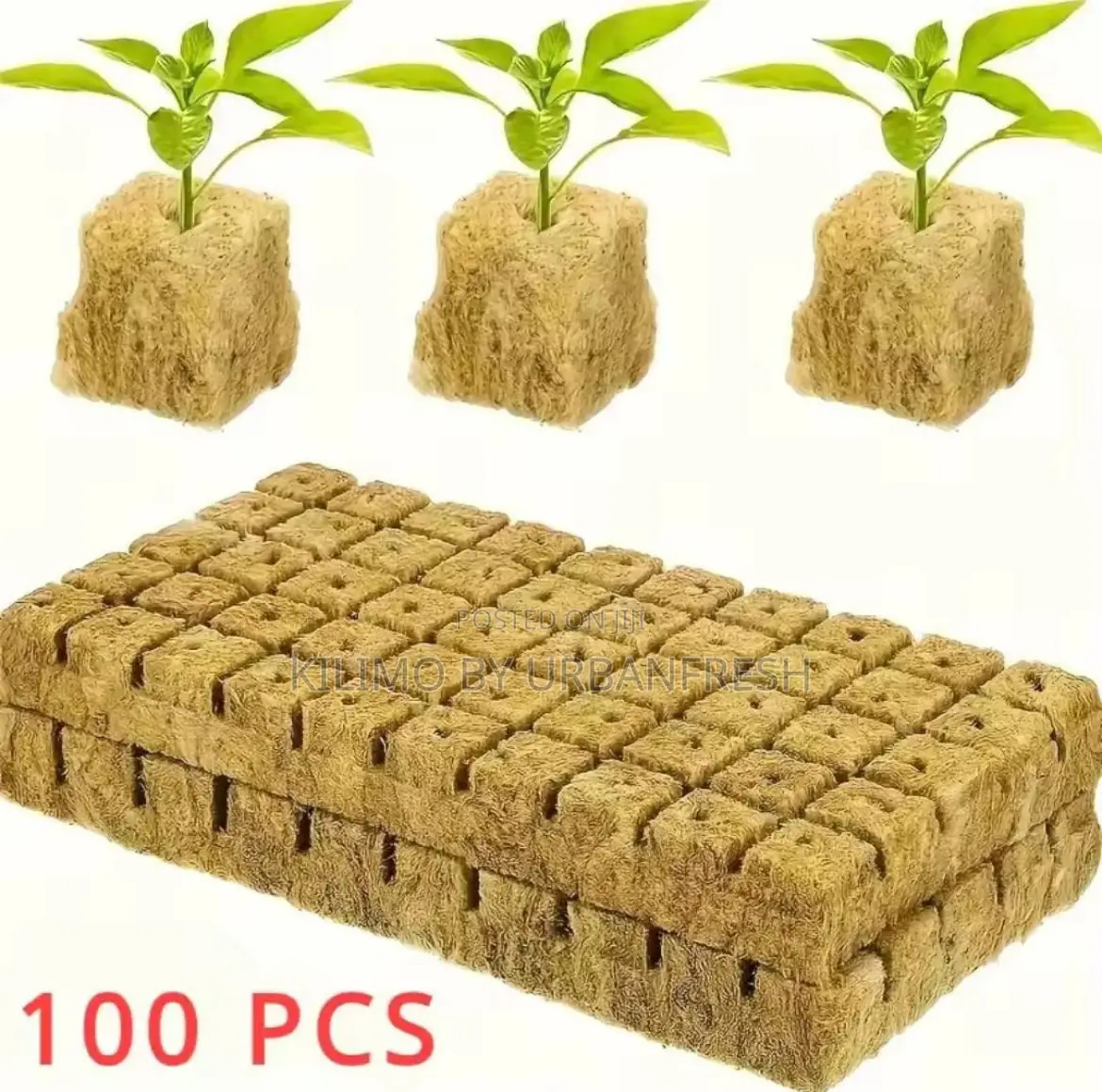 Agricultural Rockwool Cubes for Nurseries and Hydroponic Use