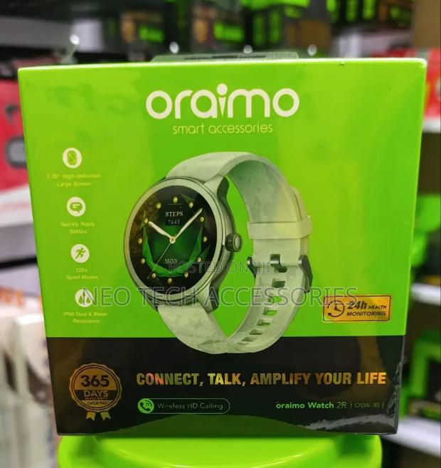 Oraimo Watch 2r Colorful 1.39" TFT Ip68 Smart Watch(Olive Colour