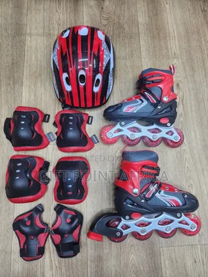 Full Set Adjustable Roller Skates Shoes For Kids