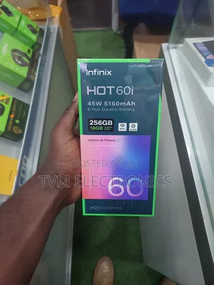 New Infinix Hot 60i 256 GB Silver