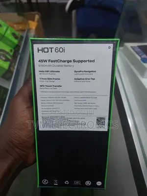 New Infinix Hot 60i 256 GB Silver